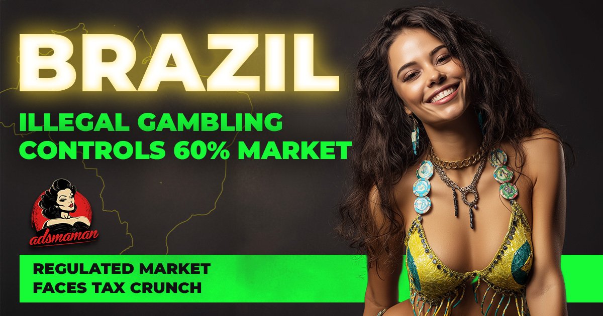 Illegal Gambling Controls 60% Market — Brazil’s Regulated Market Faces Tax Crunch